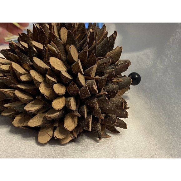 Natural Handmade Hedgehog Wooden Cute Outdoor Friend - Picture 10 of 15